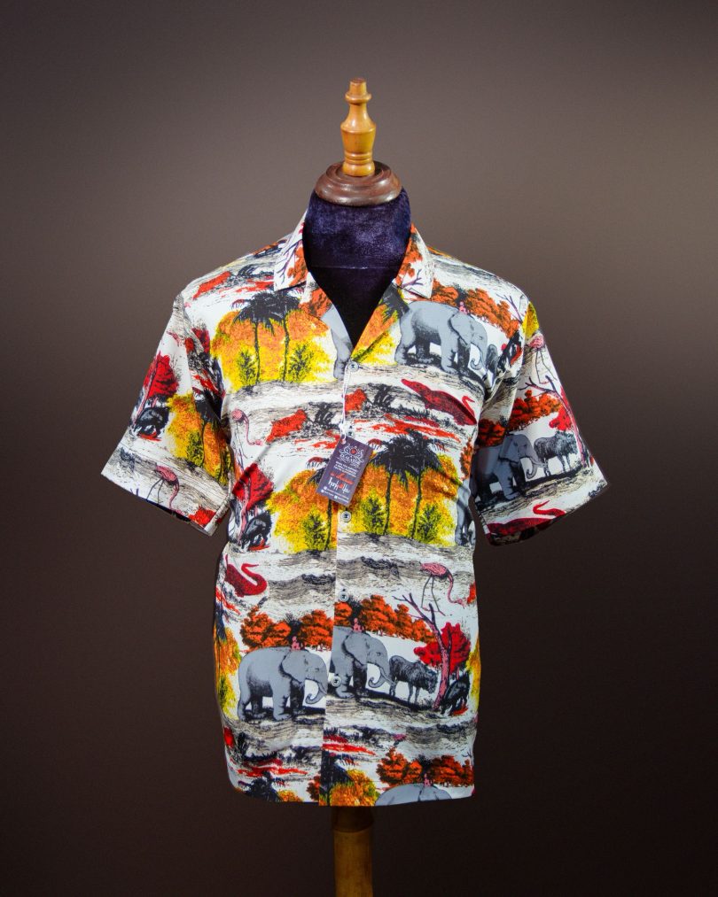 Camp collar shirt