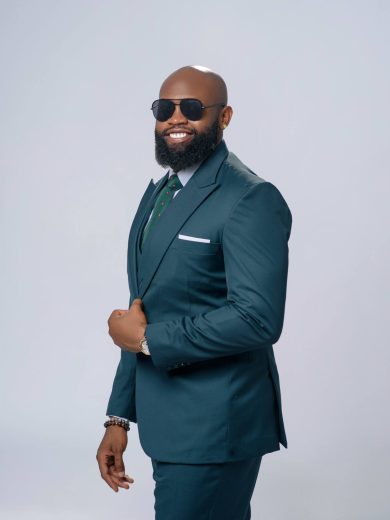 3-piece Emerald Green Italian cashmere suit